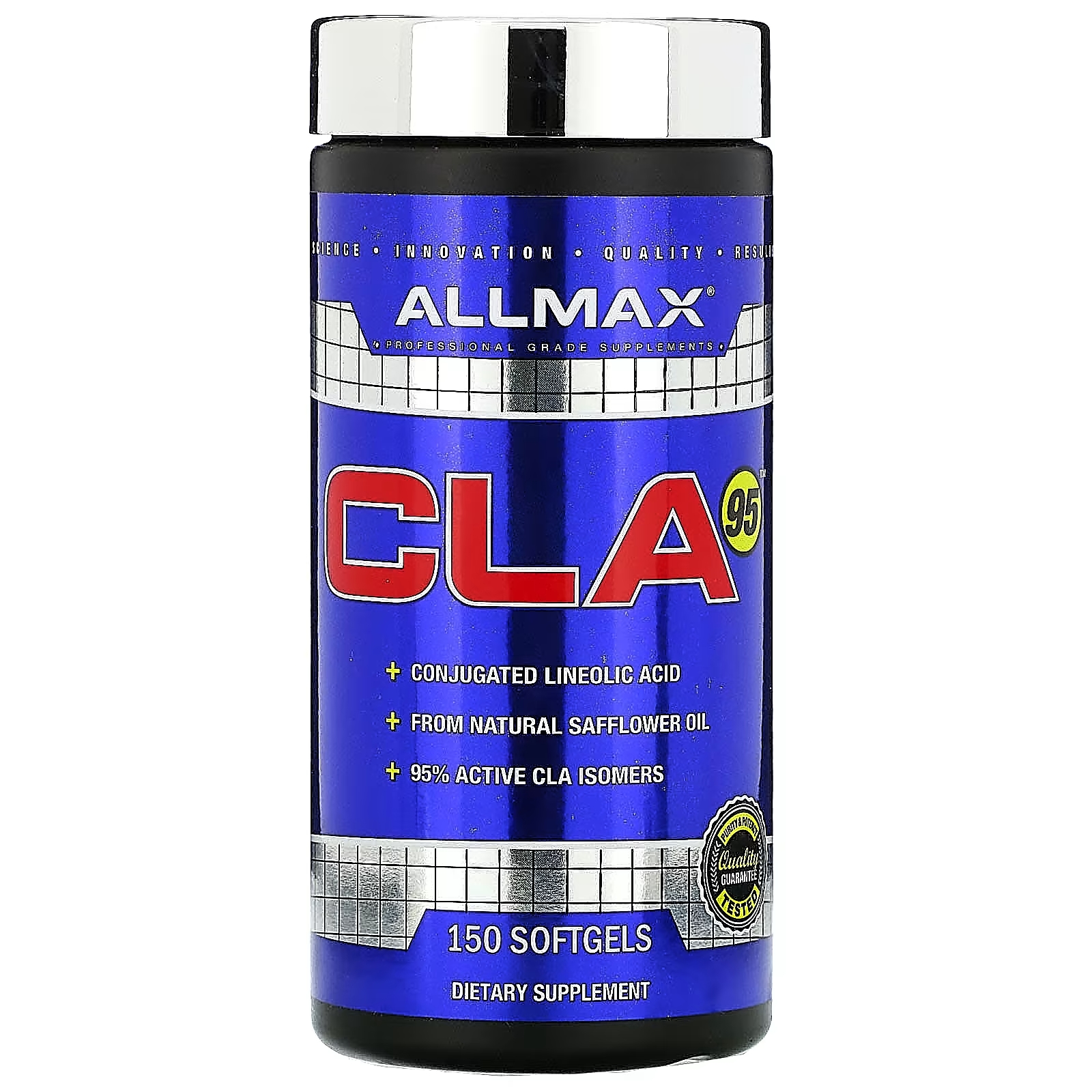 Пищевая добавка Allmax CLA95, 150 мягких таблеток омега 3 allmax 180 мягких таблеток
