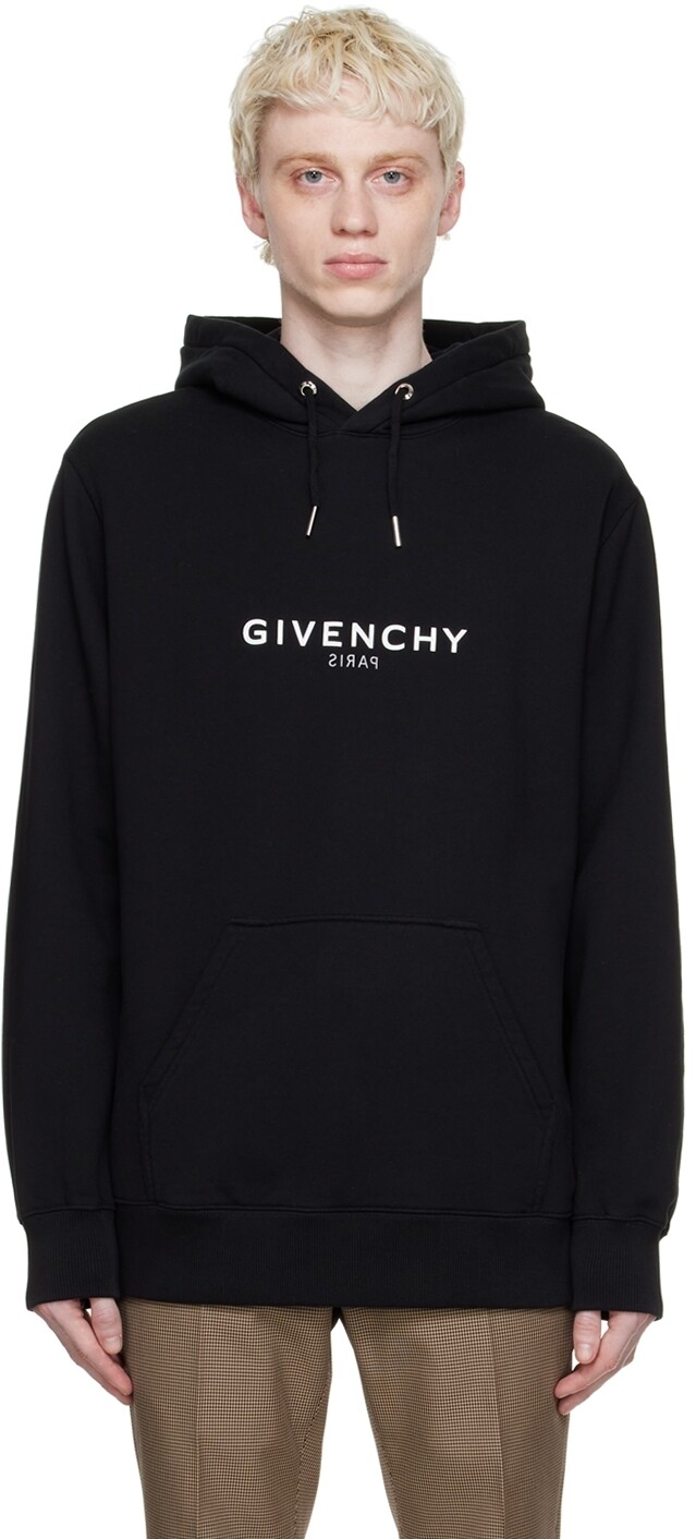 

Черный худи из хлопка Givenchy