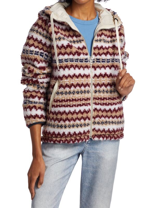 

Худи fair isle из шерпы rag & bone White multicolor