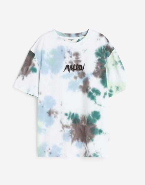 

Футболка с принтом малибу H&M Malibu Printed Jersey, мультиколор