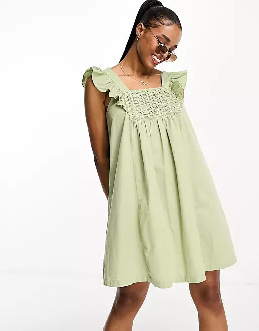 

Платье мини Vero Moda, зеленый