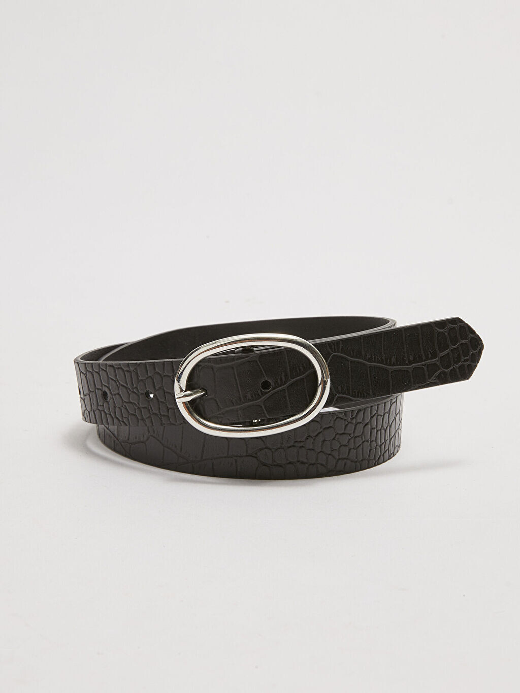 

Женский джинсовый ремень с кожаным узором LCW Accessories