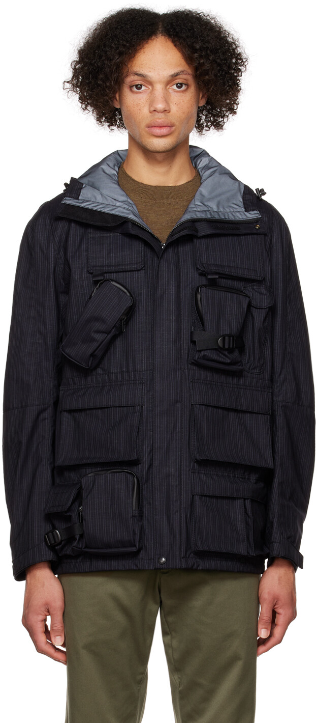 

Черная полосатая куртка Junya Watanabe