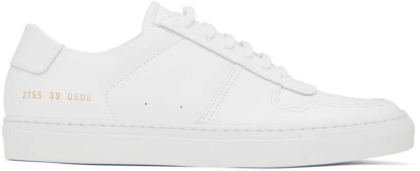 

Белые низкие кеды BBall Common Projects