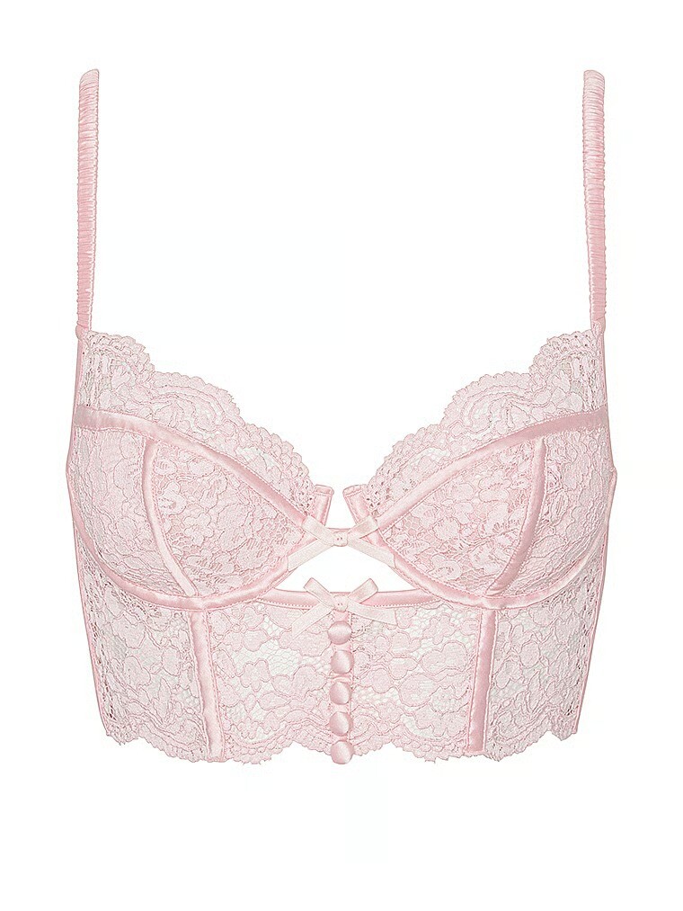 

Бюстгальтер For Love & Lemons Creamsicle Lace Underwire, светло-розовый