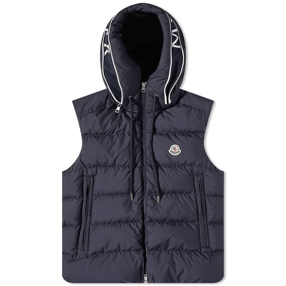 

Жилет Cardamine с капюшоном и логотипом Moncler, Серый