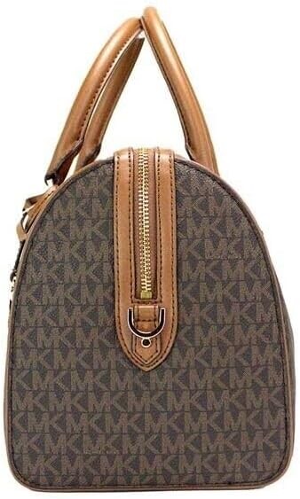 

Michael Kors Travel Medium Signature дорожная сумка через плечо из ПВХ, коричневая