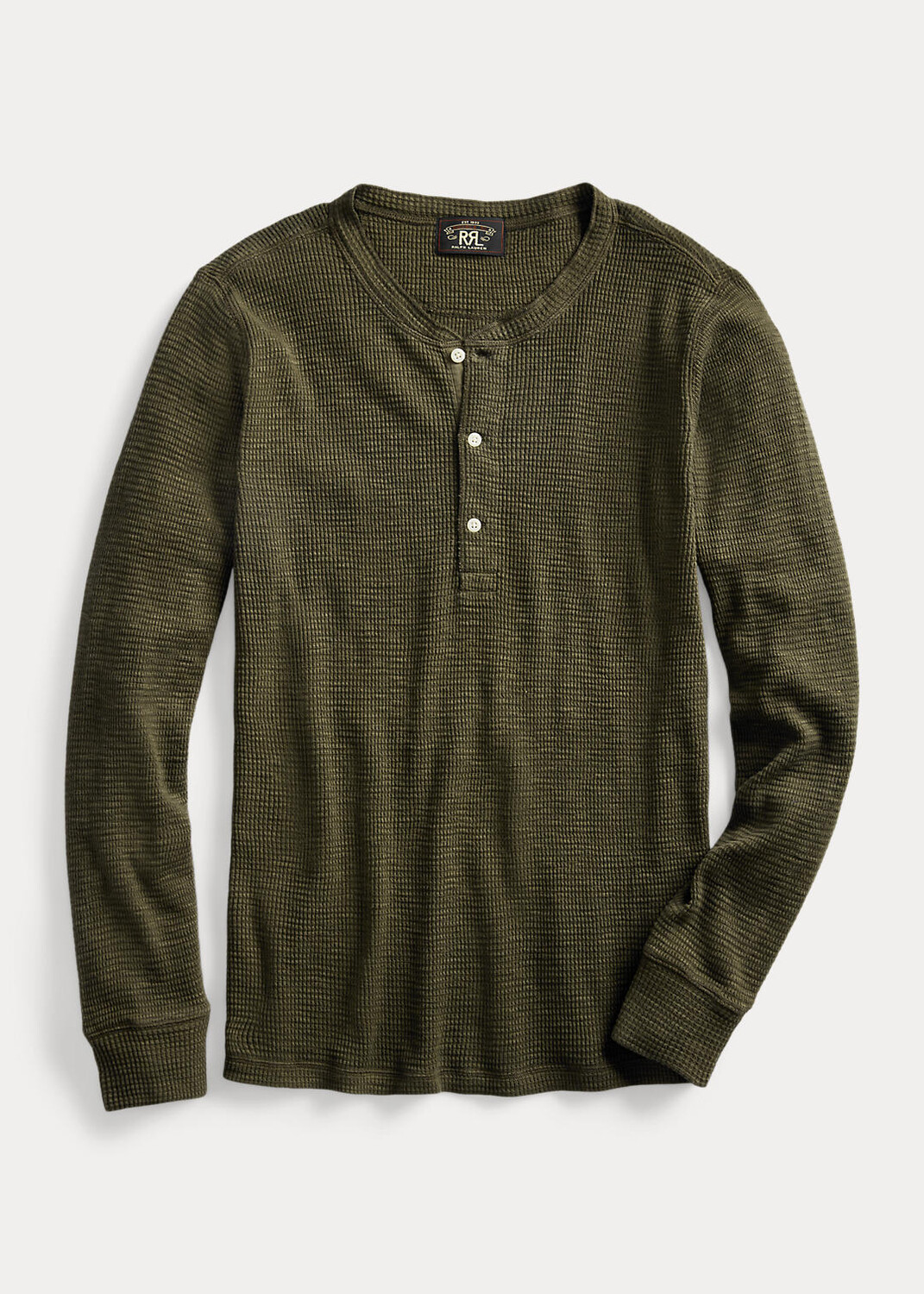 

Рубашка Henley вафельной вязки