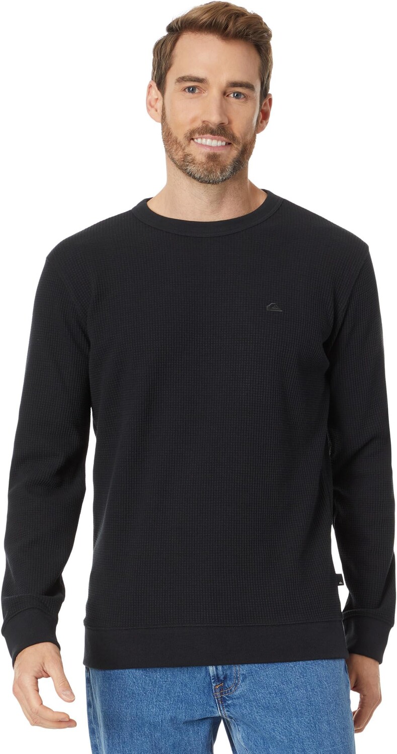 

Толстовка Flanders Waffle Crew Quiksilver, черный
