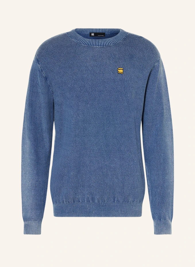

Свитер индиго мосс G-Star Raw, синий