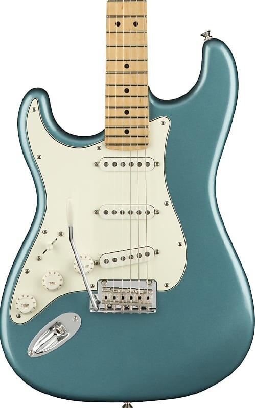 

Электрогитара Fender Player Stratocaster Left-Handed Electric Guitar Maple FB, Tidepool