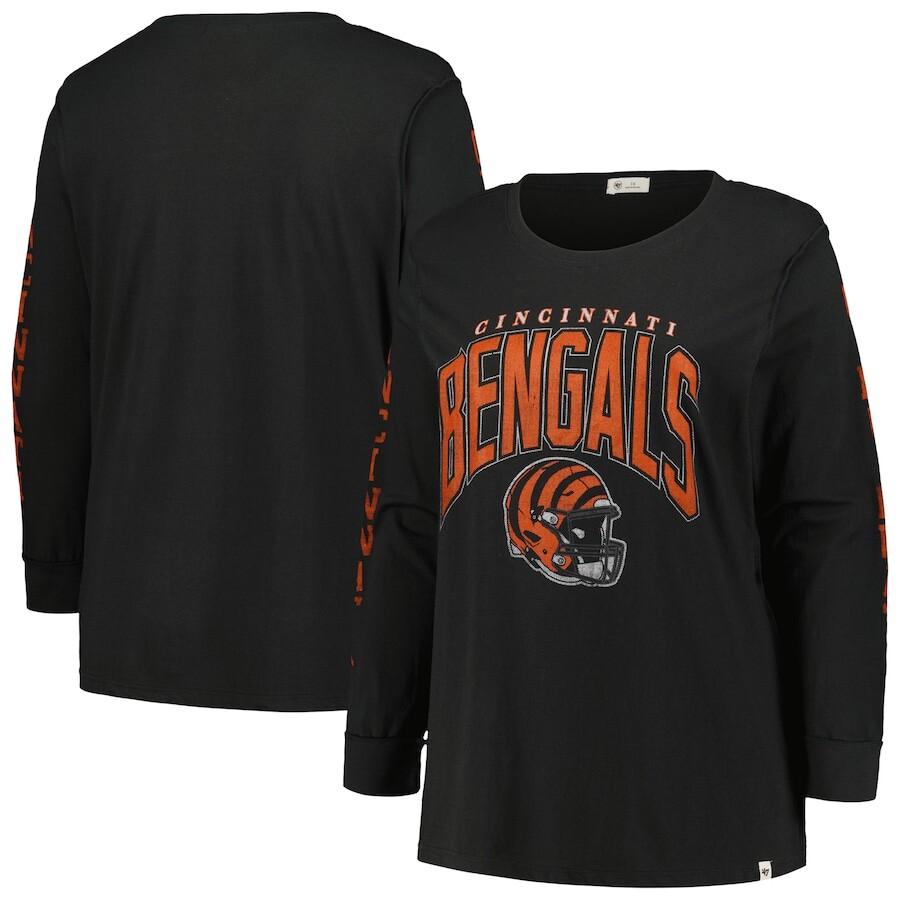 

Футболка с длинным рукавом 47 Cincinnati Bengals, черный