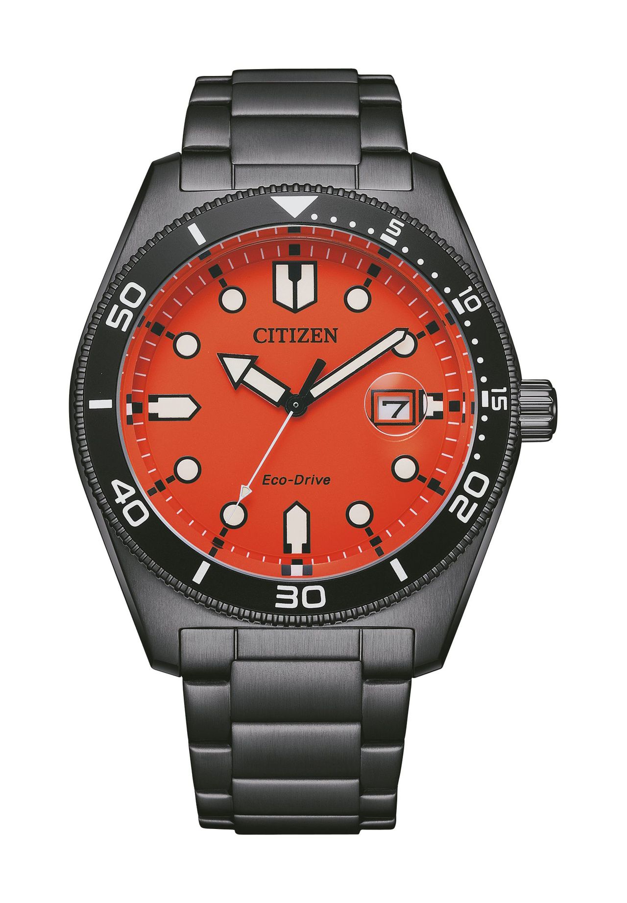 Мужские часы <b>CITIZEN</b>, <b>цвет</b> Schwarz Orange - фото. 