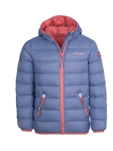 

Пуховик Trollkids Jacke Dovrefjell, цвет Blau/Antikrosa
