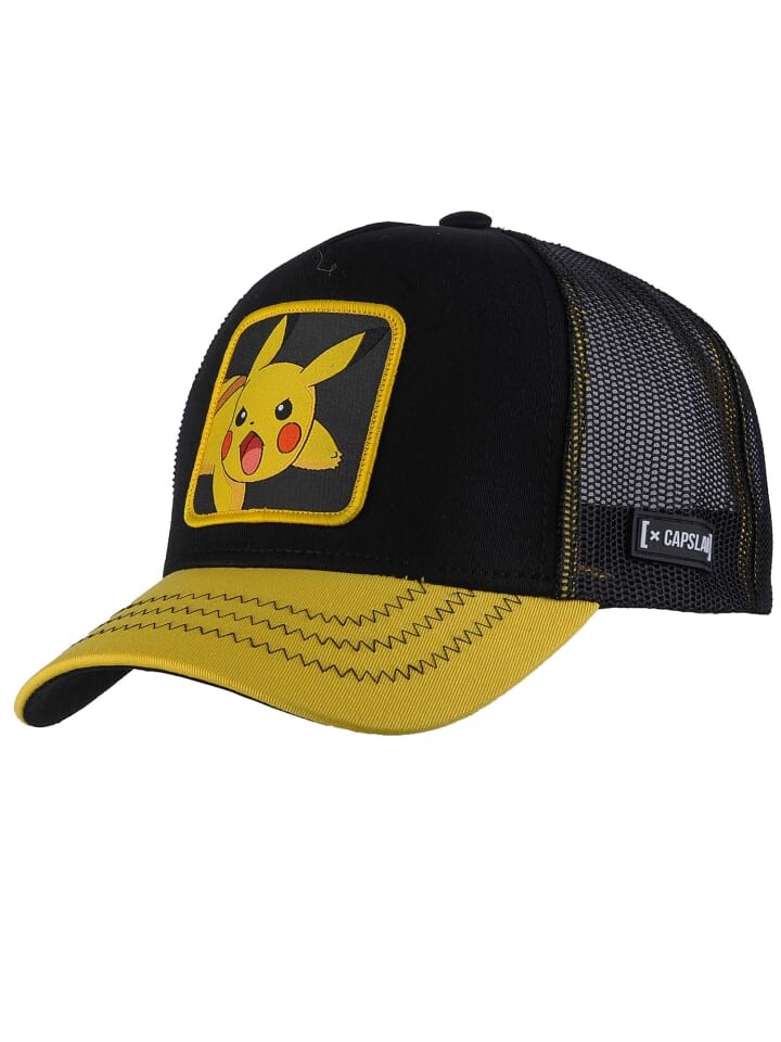 

Бейсболка Capslab Freegun Pokemon Pikachu, черный
