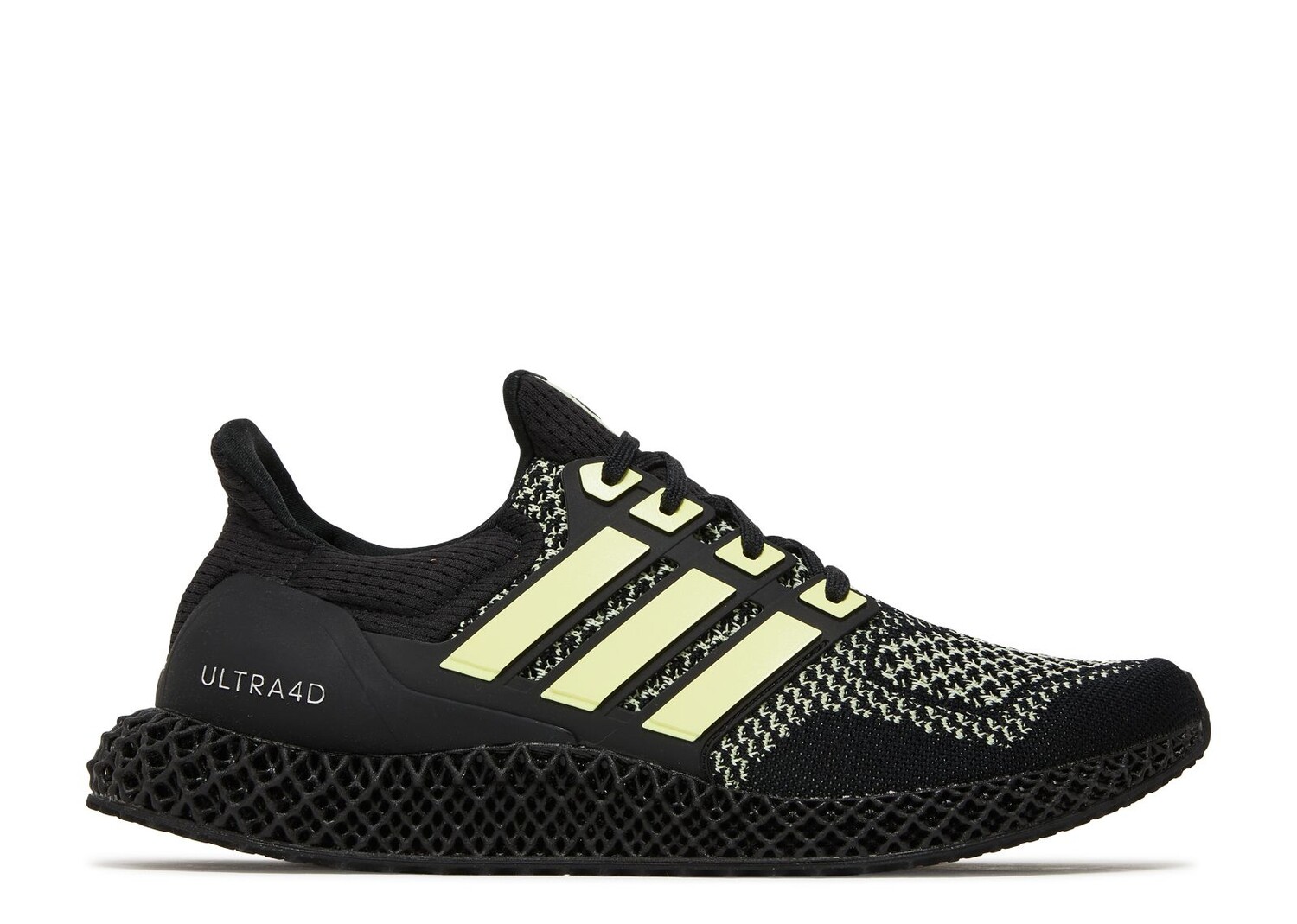 

Кроссовки adidas Ultra 4D 'Black Almost Lime', черный
