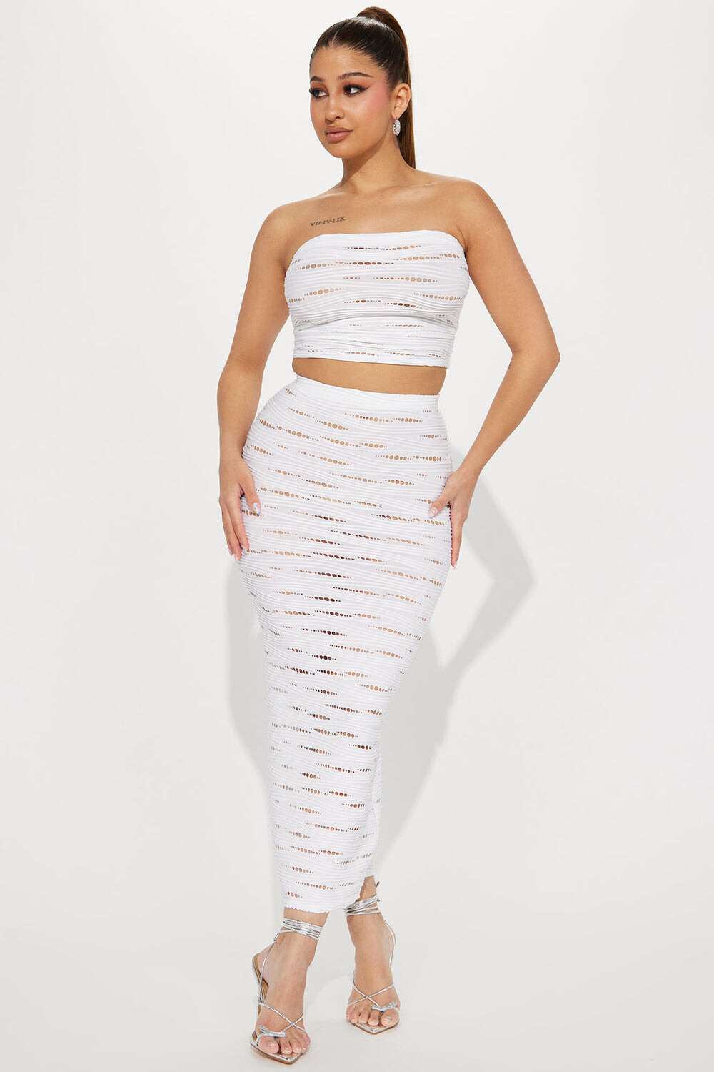 

Юбка Fashion Nova KSD2783, белый