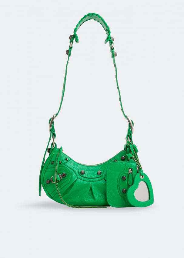 Сумка BALENCIAGA Le Cagole XS shoulder bag, зеленый