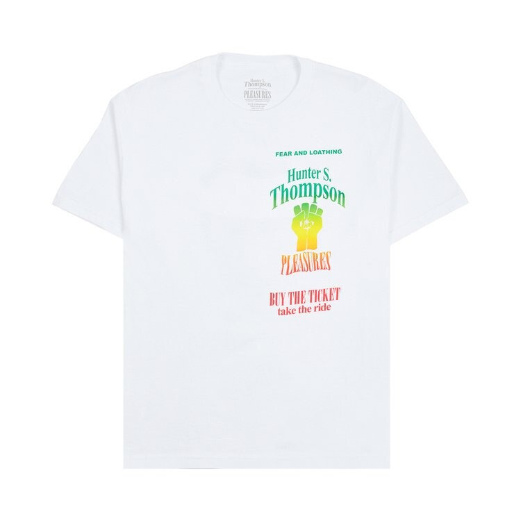 

Футболка Pleasures Take The Ride T-Shirt 'White', белый