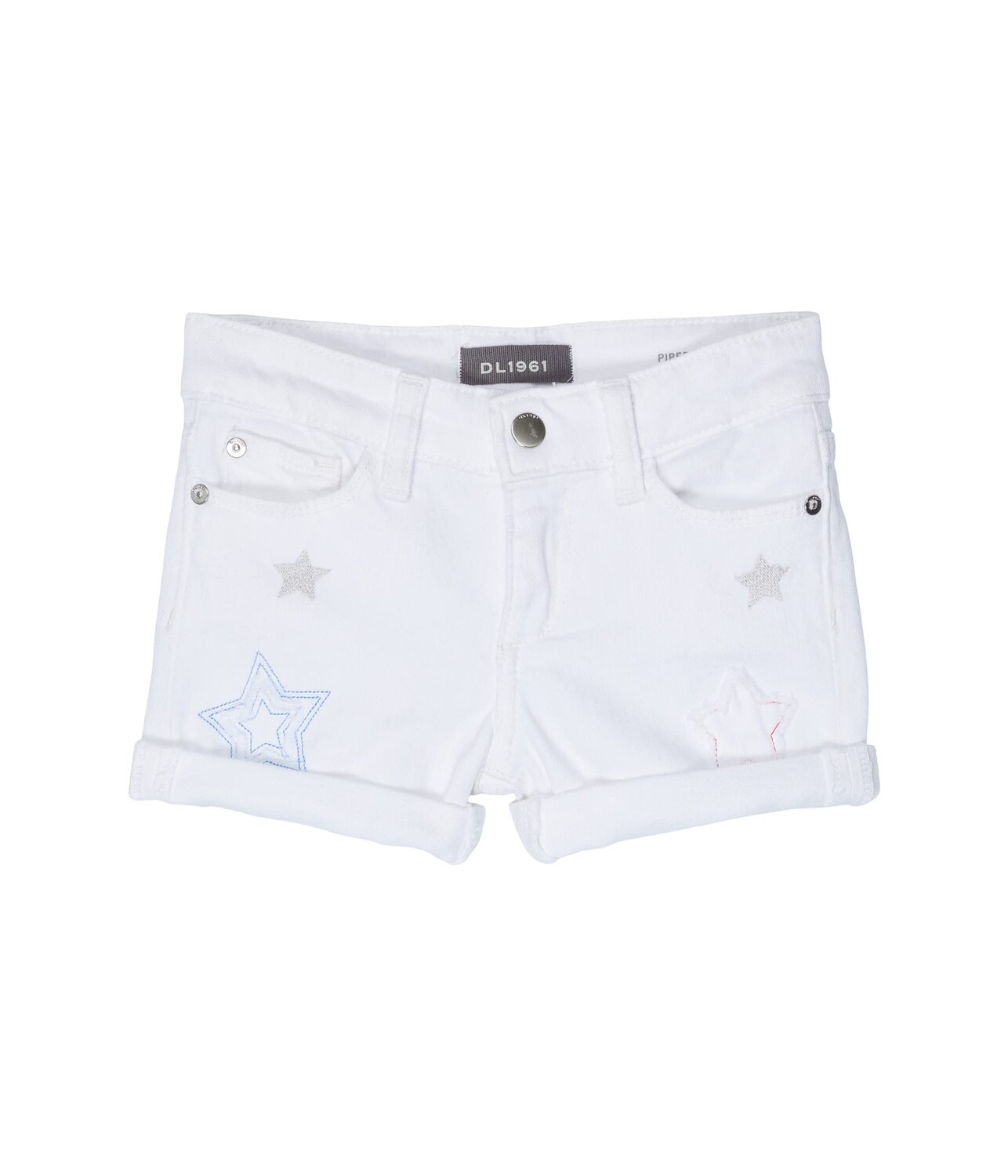 

Шорты DL1961 Kids, Piper Cuffed Shorts in Porcelain Star