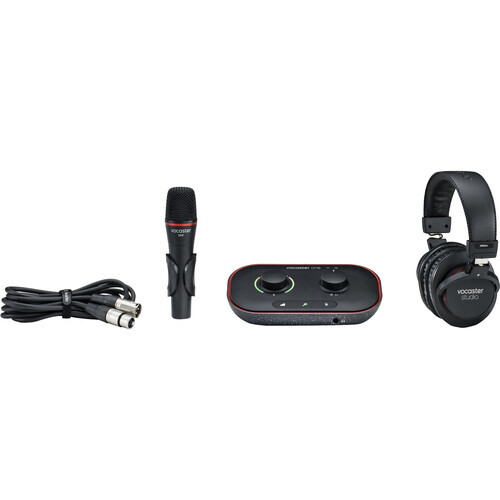 

Динамический Микрофон Focusrite Vocaster One Studio Dm1 и Hp60V, черный