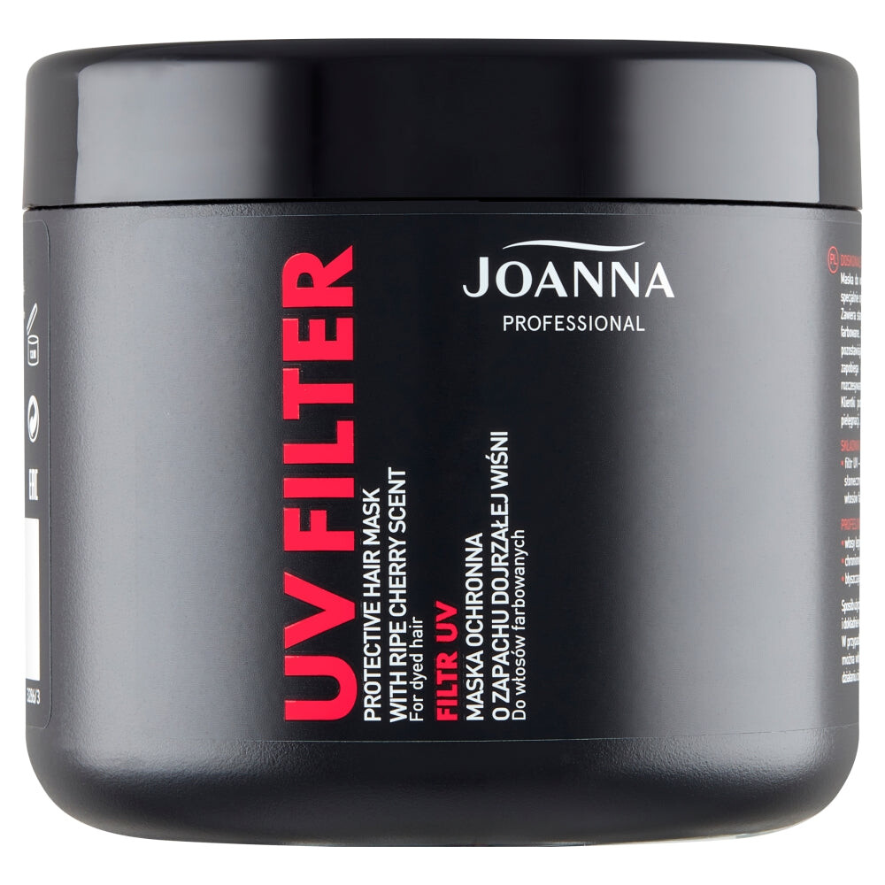 

Joanna Professional Маска защитная с УФ-фильтром и ароматом спелой вишни 500г