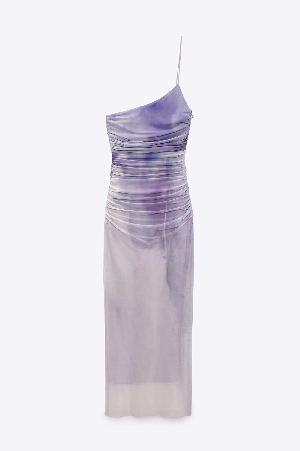

Платье Zara Printed Tulle, мультиколор