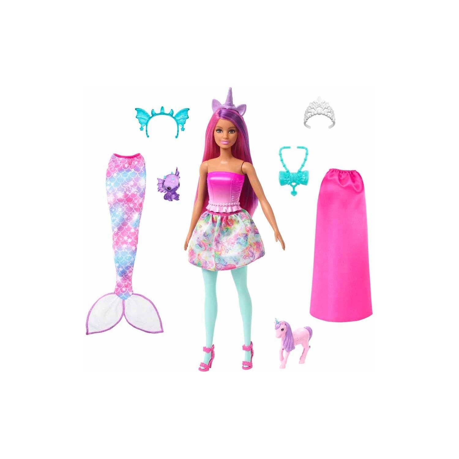 Кукла Barbie Dreamtopia и аксессуары HLC28 кукла barbie dreamtopia long hair dolls gtf37
