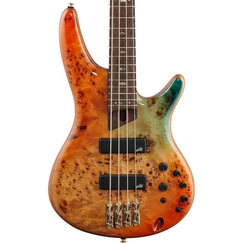 Ibanez SR1600D Premium 4-String Bass со звукоснимателями Aguilar - Autumn Sunset Sky Ibanez SR1600D Premium 4-String Bass w/ Pickups - цена и фото