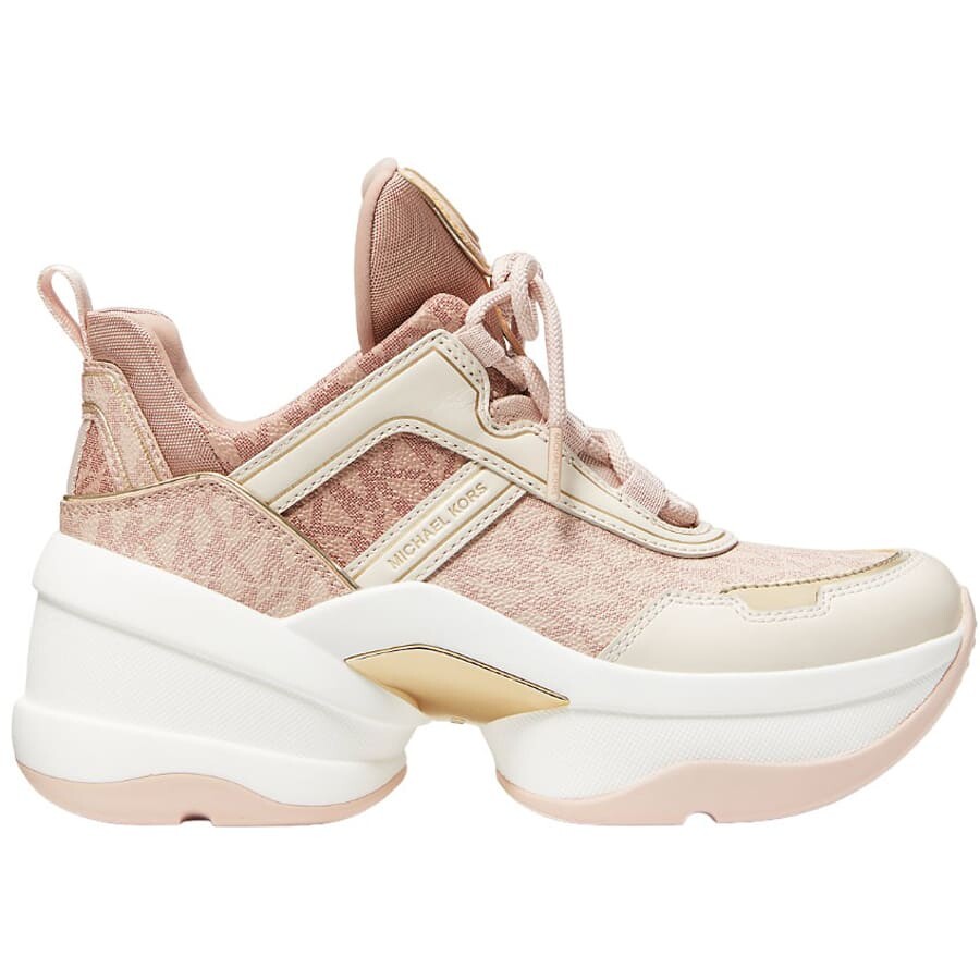 

Кроссовки Michael Michael Kors Olympia Two-Tone Logo, розовый
