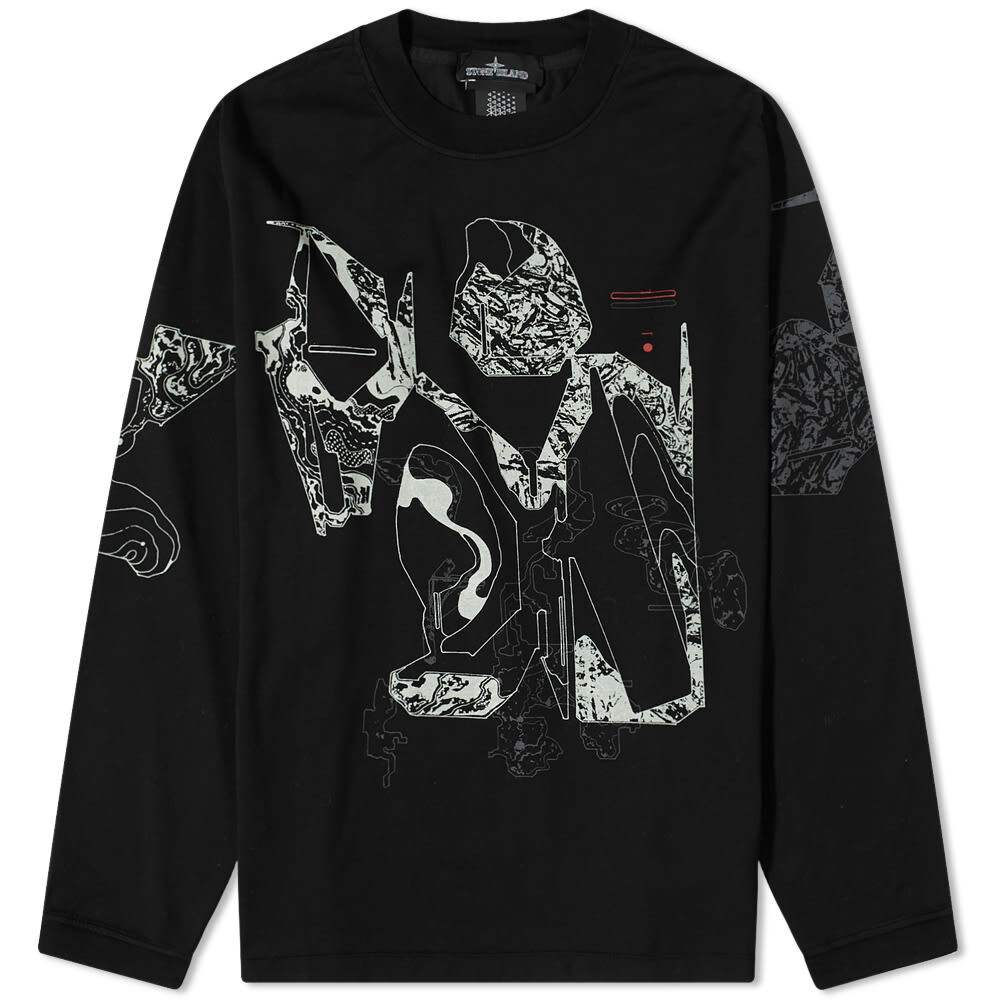 

Футболка Stone Island Shadow Project Long Sleeve Printed Tee