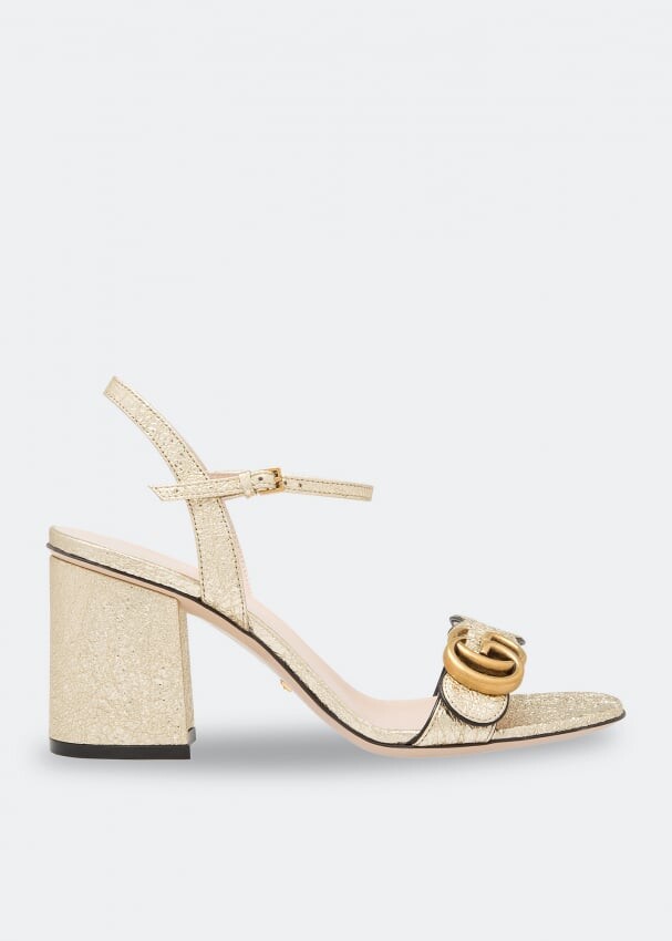 

Сандалии GUCCI Marmont sandals, золотой