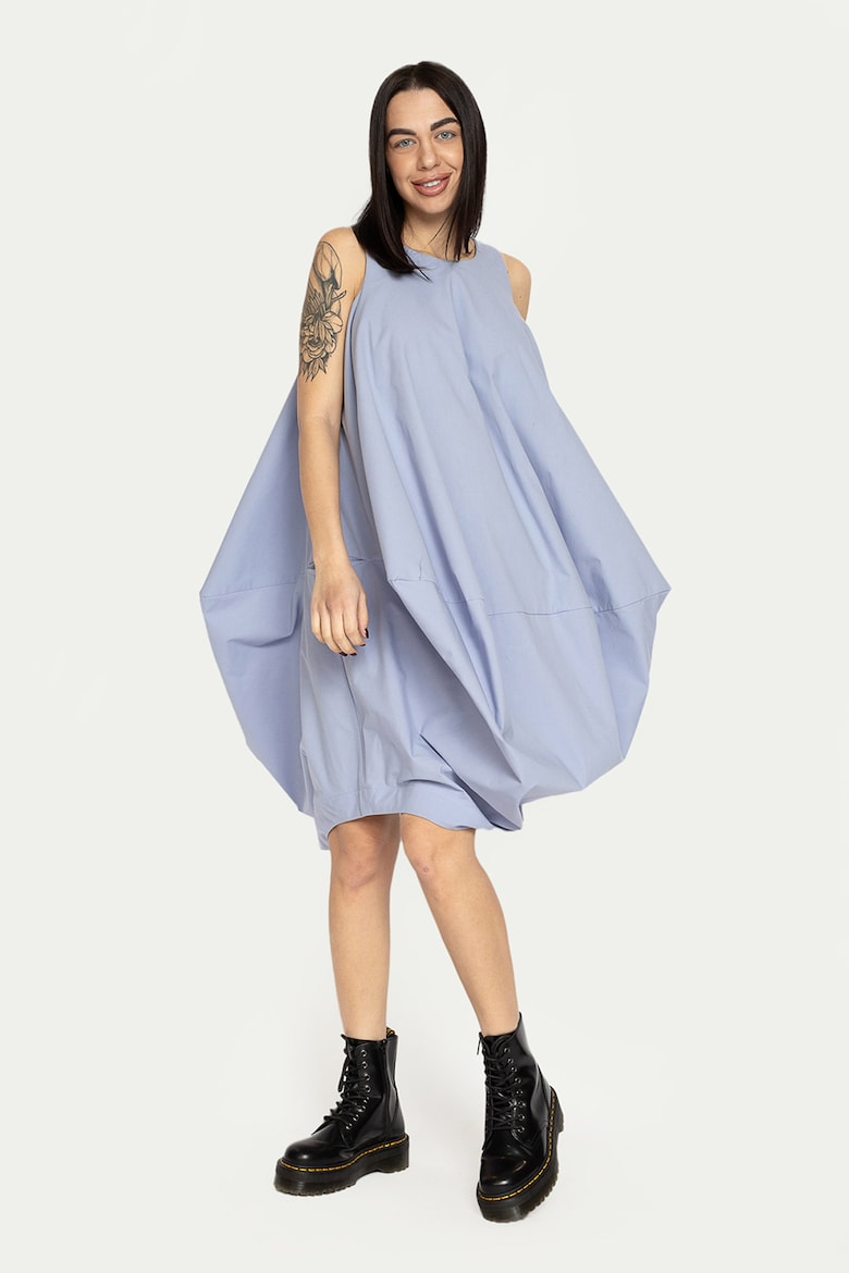 Асимметричное платье с карманами Antonia M, синий