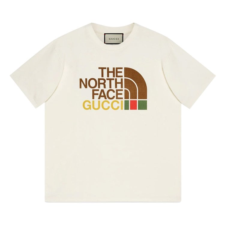 

Футболка The North Face x Gucci Oversize T-Shirt Ivory, слоновая кость, Бежевый, Футболка The North Face x Gucci Oversize T-Shirt Ivory, слоновая кость