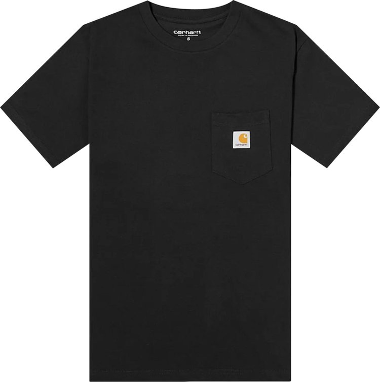 

Футболка Carhartt WIP Short-Sleeve Pocket T-Shirt 'Black', черный