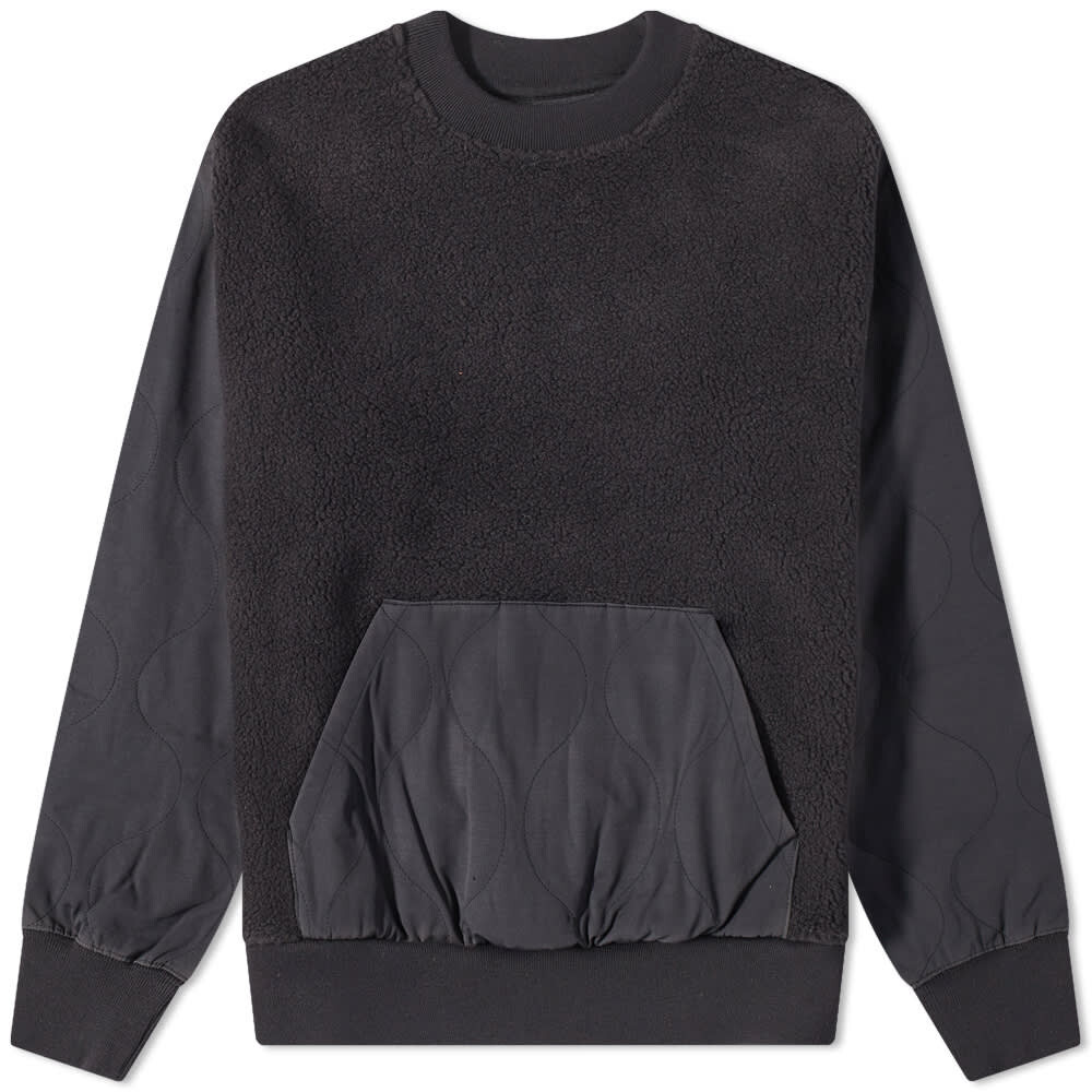 

Толстовка Uniform Experiment Mixed Fleece Crew Sweat, Серый