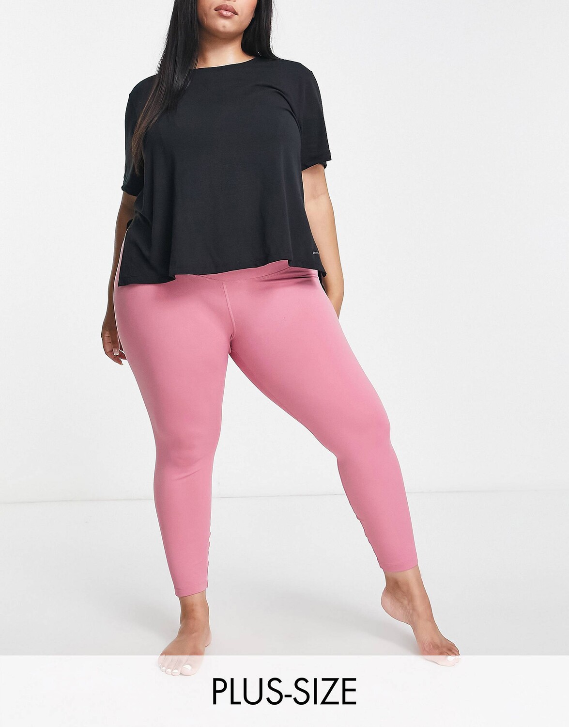 

Розовые леггинсы с высокой посадкой 7/8 Nike Yoga Plus Dri-FIT, Розовый