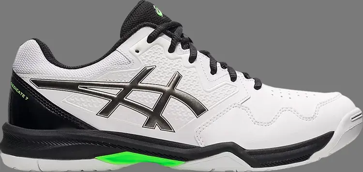 

Кроссовки gel dedicate 7 'white gunmetal' Asics, белый