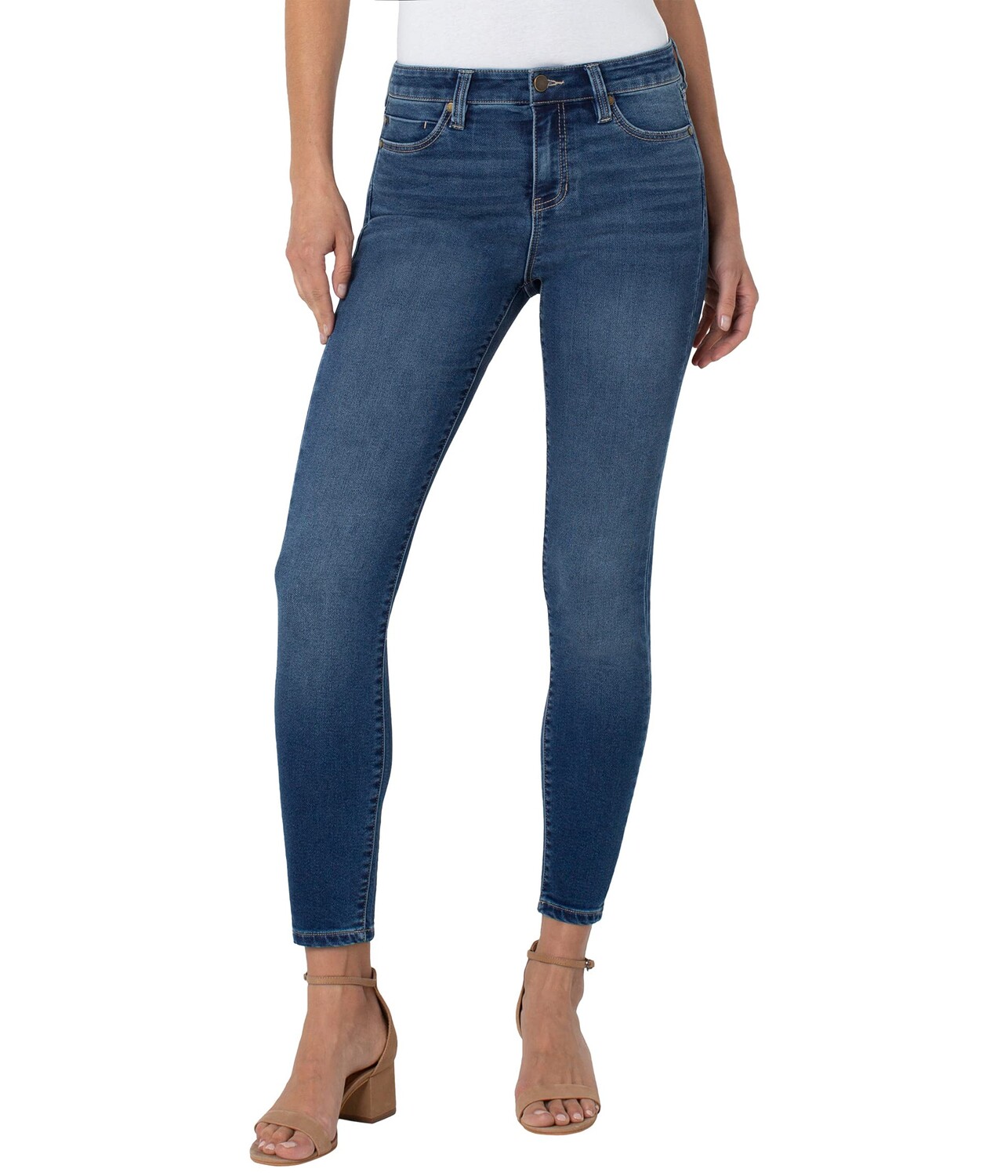 

Джинсы Liverpool, Abby Ankle Skinny Indigo Knit in Sutherland