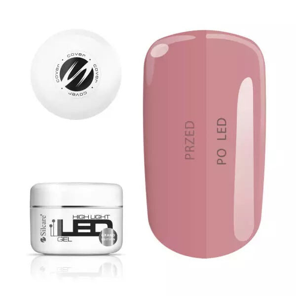 

Silcare High Light Led Gel средней густоты однофазный гель для ногтей Cover 100г