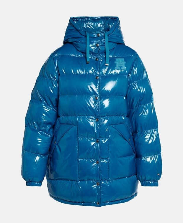 

Пуховик Tommy Hilfiger, лазурный синий