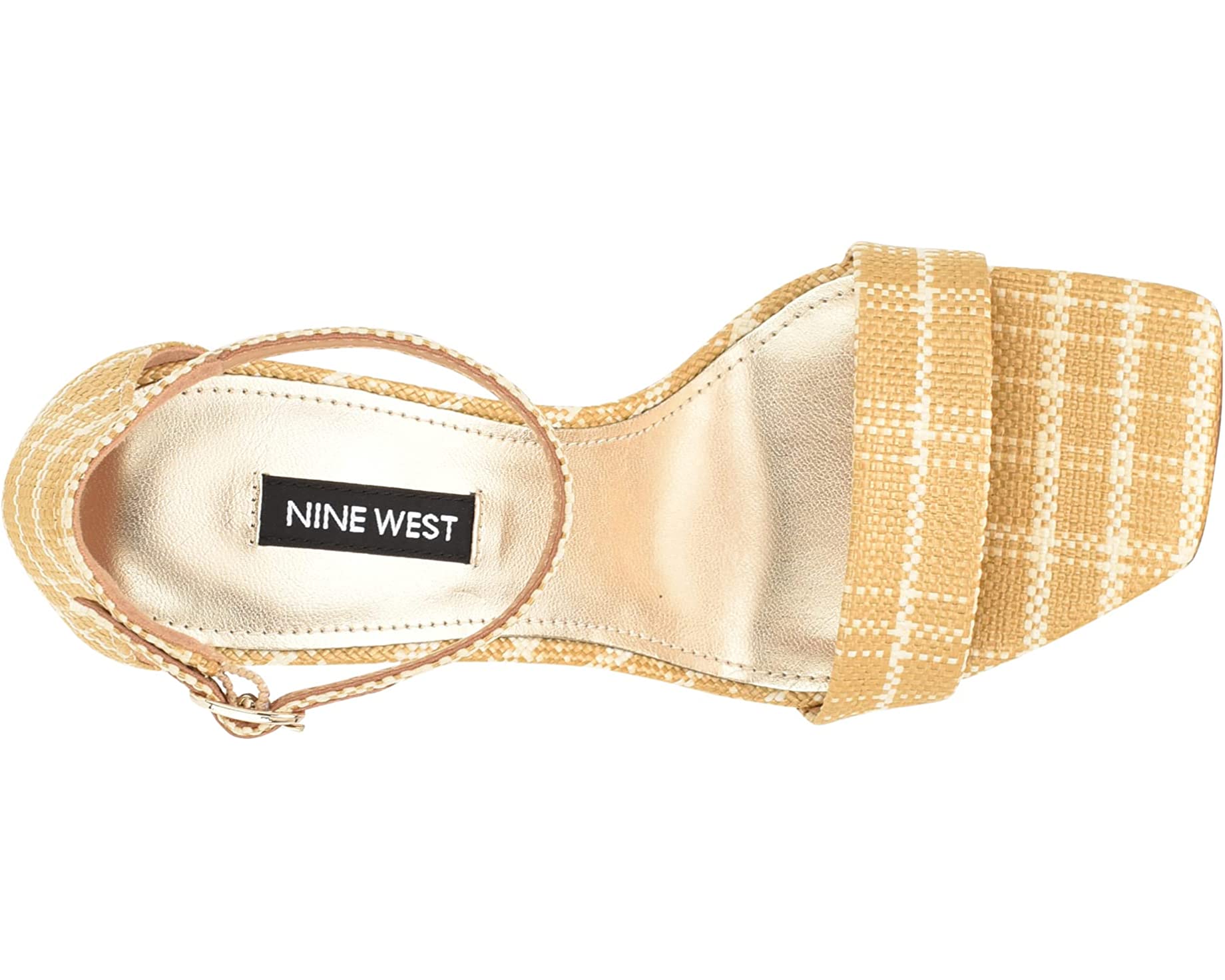 Туфли на каблуках Marrie 2 Nine West, натуральная рафия сандалии nine west marrie темно коричневый
