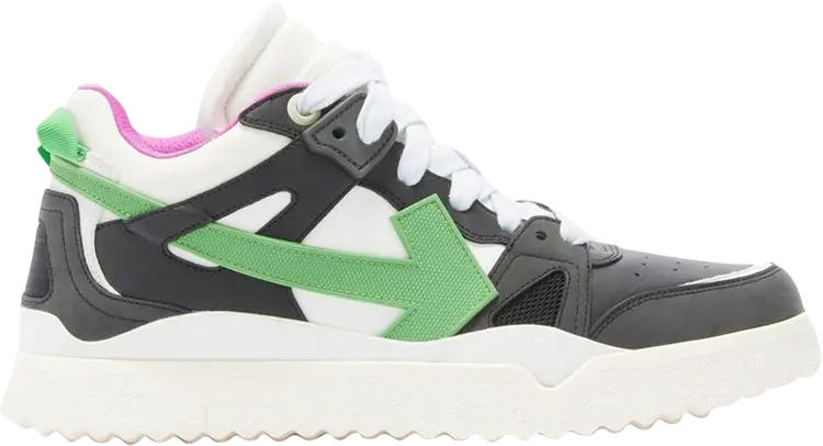 

Кроссовки Off-White New Mid Sponge Black White Green, черный