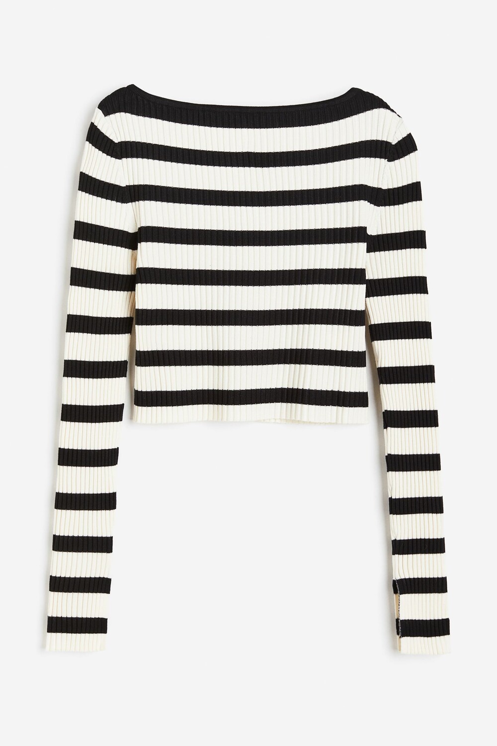 

Топ H&M Rib-knit, кремовый