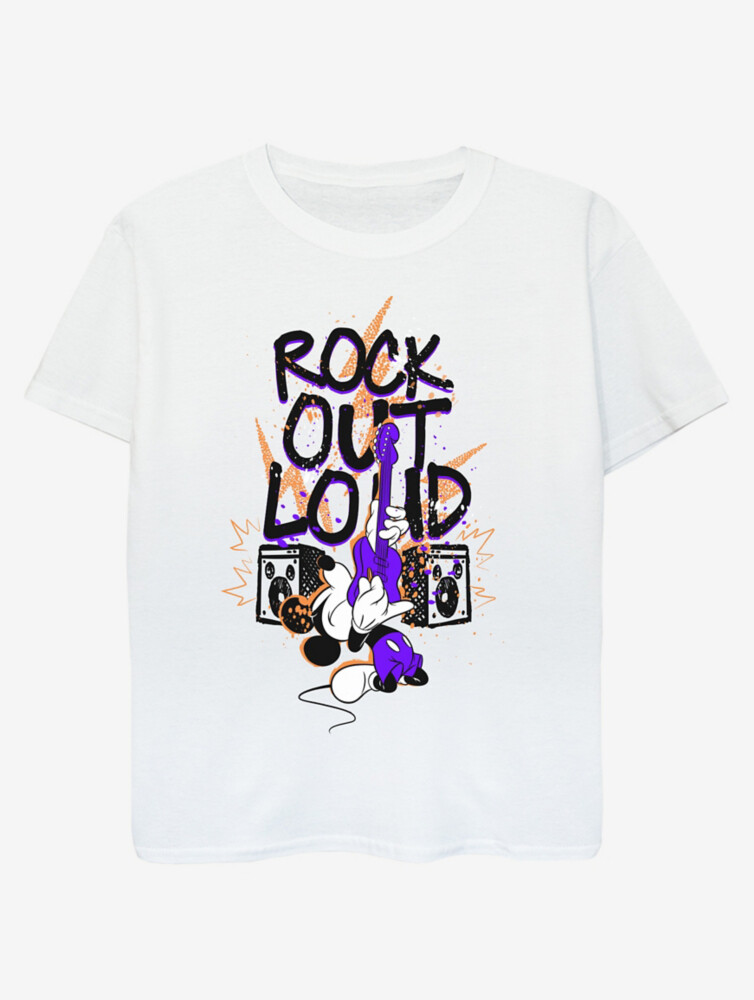 

NW2 Disney Mickey Mouse Rock Out Kids Белая футболка George., белый