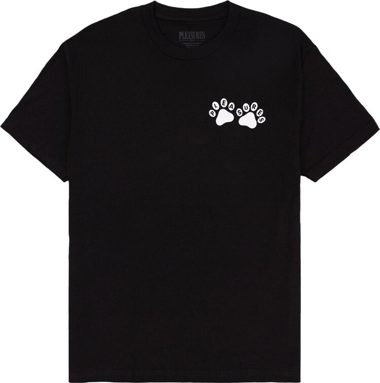 

Футболка Pleasures Puppies Hoodie 'Black', черный