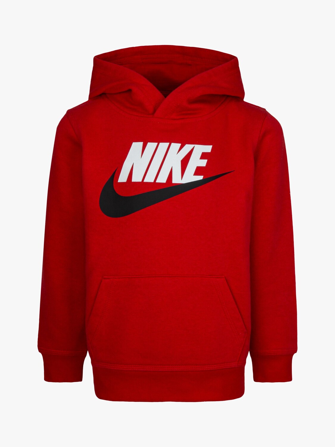 

Детская худи с логотипом Nike, красная