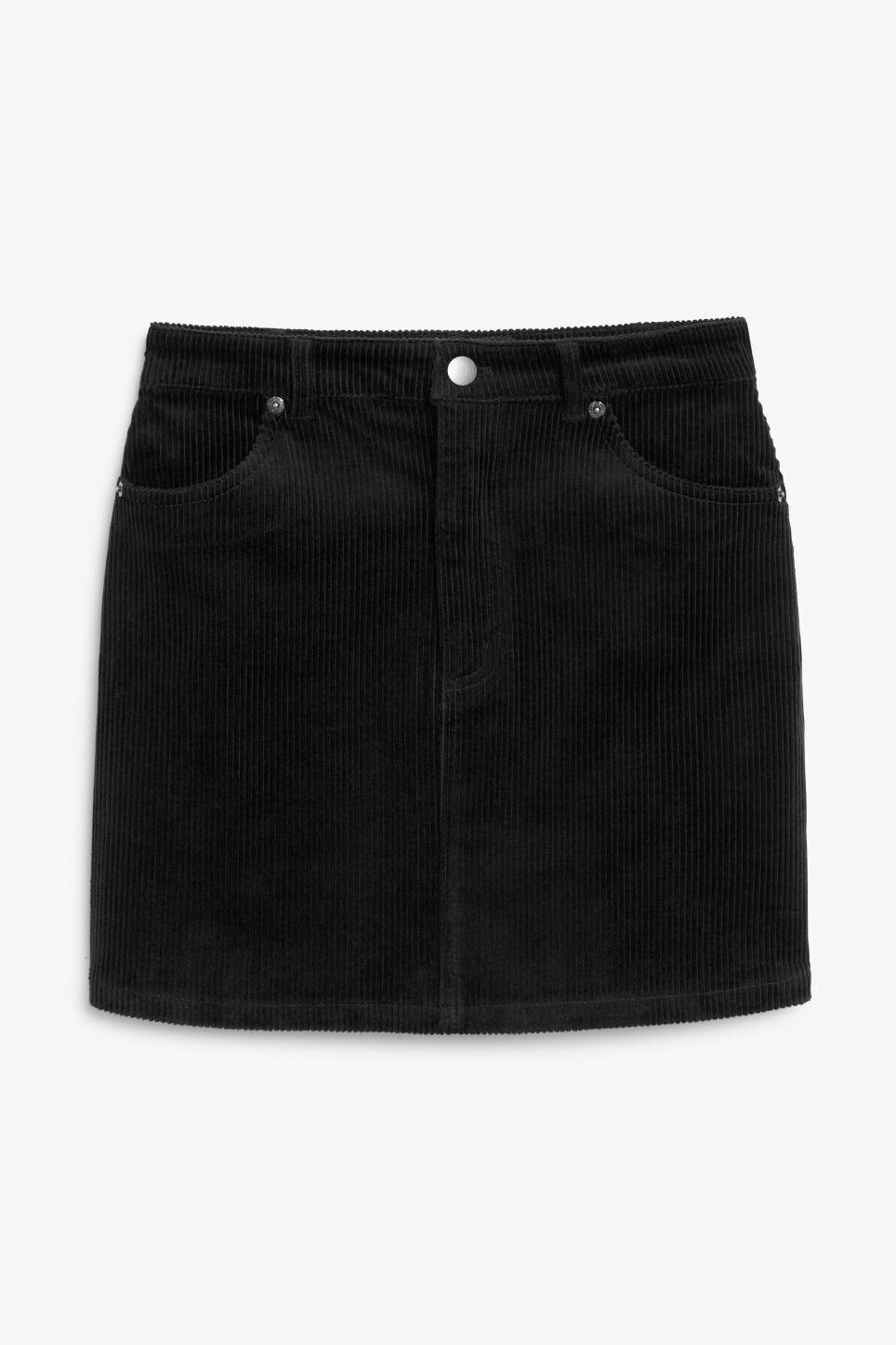 

Вельветовая мини-юбка Monki, черный