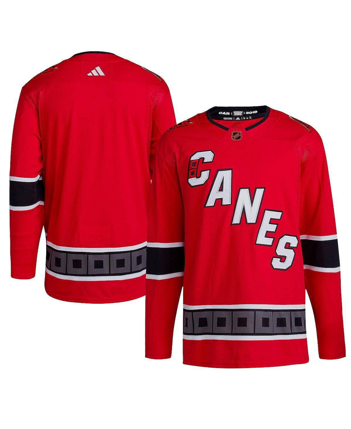 

Мужская красная джерси carolina hurricanes reverse retro 2.0 authentic blank adidas, красный