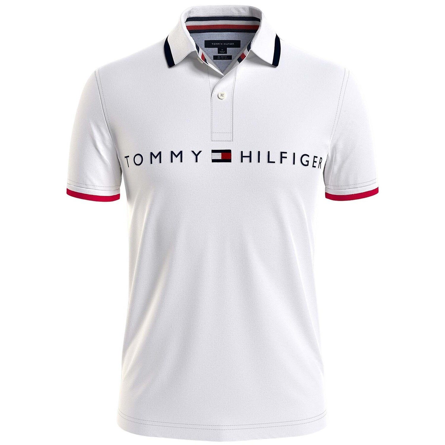 

Поло Tommy Hilfiger Tommy Logo, белый